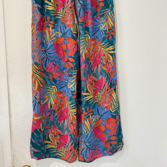 Floral print flowy plant pants - Picture 4 of 5